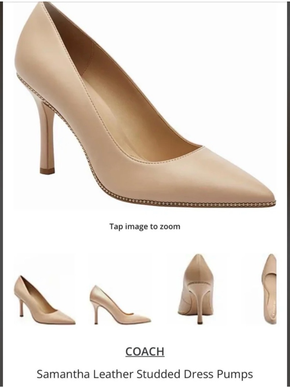 Coach Samantha Pump size 10 never worn